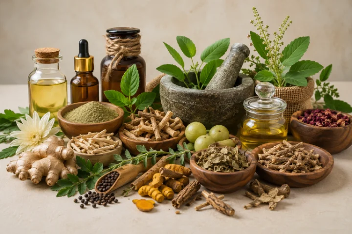Ayurveda and herbal product suppliers in India — extracts, churna, oils and supplements