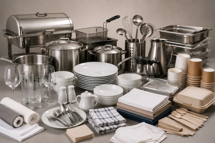 HORECA product suppliers in India — kitchen equipment, tableware, linen and disposables