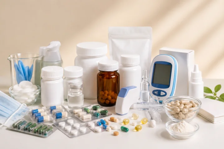 Pharma and healthcare suppliers in India — formulations, devices and nutraceuticals