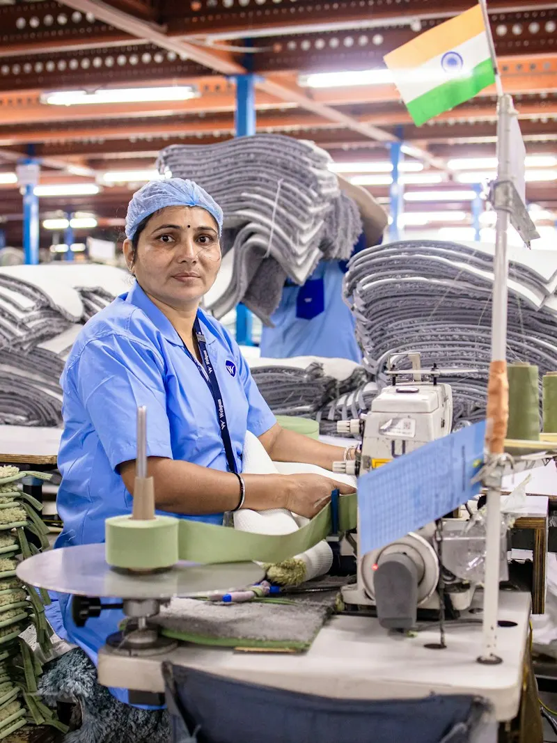 Manufacturer on the shop floor